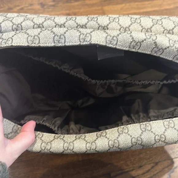 GG plus diaper bag (Gucci diaper bag with multiple pockets) - Picture 7 of 9